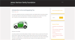 Desktop Screenshot of jamesharrisonfamilyfoundation.org