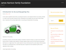 Tablet Screenshot of jamesharrisonfamilyfoundation.org